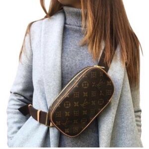 Authentic Louis Vuitton pochette Gange crossbody waist bag crossbody bag